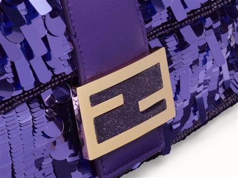 fendi mini baguette sequin